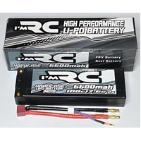 iM RC 6600MAH 100C 7.6V 2S HARDCASE LIPO BATTERY - IM201