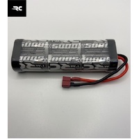 iM RC 5000MAH SUB-C SIZE CELL 7.2V FLAT BATTERY PACK SUIT R/C CARS & BOATS WITH DEANS PLUG- IM284