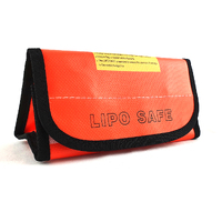 Infinity Power Orange Color 60mm*75mm*185mm Glass Fiber LiPo Bag