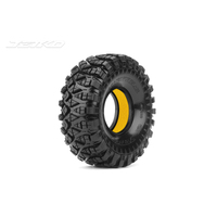 Jetko 1/10 CR2.2 Adventurer Tyres (Ultra Soft/Insert (Yellow)) [3302US6214YL]