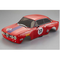 KILLERBODY ALFA ROMEO 2000 GTAM 190MM FINISHED BODY RED