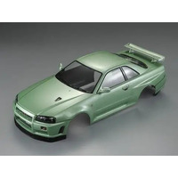 KILLERBODY NISSAN SKYLINE R34 195MM FINISHED BODY-GREEN