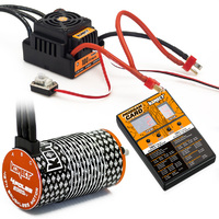 KONECT COMBO BRUSHLESS 1/8 100Amp WP + Motor 4P. 4274 2000KV+prog card - KN-COMBO-L2