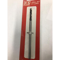 K&S G DRILL BIT 6 INCHES L x1/4 INCHES 1PC