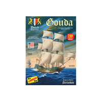 Lindberg 1/125 Gouda Dutch Man of War Plastic Model Kit