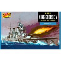 Lindberg 1/750 HMS King George V Plastic Model Kit