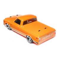 Losi V100 1972 Chevy C10 Pick-Up Truck, 1/10 On-Road RTR, Orange - LOS03034T1