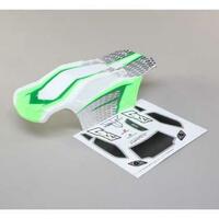 Losi Body Set, Painted, Tenacity T White/Green - LOS230044