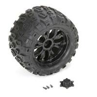 Losi Wheel and Tire Mounted (2), Tenacity MT - LOS43010