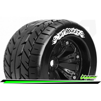 MT-Rocket 1/8 Monster Truck Tyres Black