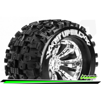 MT-Uphill 1/8 Monster Truck Tyres Chrome