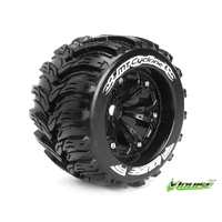 MT-Cyclone 1/8 Monster Truck Tyres Black