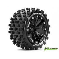 ST-Rock 2.8 Tyre w/rim Black BRG type