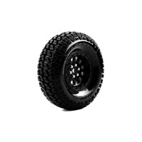 CR-Griffin Super Soft Crawler Tyre 1.9" class tyre 12mm hex Chrome Black