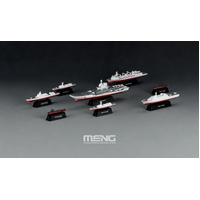 Meng 1/2000 Chinese Fleet Set 1 (incl. 6 blind boxes) Plastic Model Kit