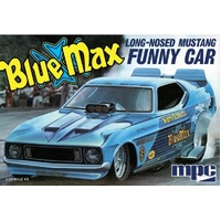 MPC 1/25 Blue Max Long Nose Mustang Funny Car Plastic Model Kit