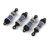 Maverick Atom Aluminum Oil-Filled Shock Absorber Set (Blue/4pcs)