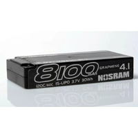 NOSRAM 1/12TH ULTRA LCG GRAPHENE-4.1 8000MAH 120C - HARD CASE 3.7V LIPO BATTERY - NOS999740