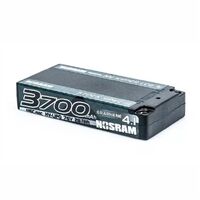 NOSRAM HV HYPER LCG SHORTY 3700MAH H/C BATTERY - 7.6V LIPO - 135C/65C NO999743