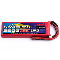 nVision LiPo 2s 7.4V 2500 30C