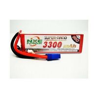 NXE 3300mah 60c 22.2V S/case Lipo w/EC5