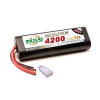 NXE 7.4v 4200mah 40c Round Hard Case Tamiya