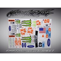 MATRIXLINE FORD FOCUS DECAL SHEET