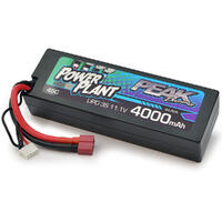 Peak Racing Power Plant  Lipo 4000 11.1V 45C (Black case, Deans Plug) 3S/3CELL