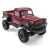 Panda Hobby 1/18 Tetra K1 Sport 1950's RTR Crawler, Maroon - PHT1802M