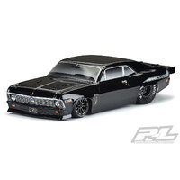 PROLINE 1969 CHEVROLET NOVA TOUGH-COLOR (BLACK) BODY FOR SLASH 2WD DRAG CAR & AE DR10 - PR3531-18