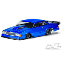 PROLINE 1978 ChevroletÂ Malibuâ„¢ Clear Body for SlashÂ 2wd Drag Car & AE DR10 - PR3549-00