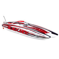 Pro Boat Blackjack 42 Brushless 8S Catamaran, RTR, Red / White, PRB08043T2