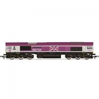 HORNBY GBRF, CLASS 66, CO-CO, 66734 'PLATINUM JUBILEE' - ERA 10