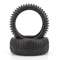 Schumacher Mini Spike 1/8th Tyre - Silver  (pr) - SCH-U6750