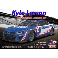 Salvinos J R 1/24 2023 Kyle Larson Chevy Camaro - HendrickCars Primary Paint Scheme Plastic Model Kit