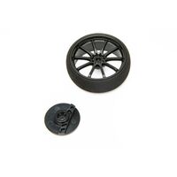 Spektrum Large Wheel, Black DX5Pro 6R 5C - SPM9061