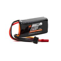 Spektrum 800mAh 3S 11.1V 50C LiPo Battery with JST ConnectorB - SPMX8003SJ50