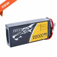 TATTU 22000MAH 25C 14.8 SOFT CASE LIPO (5MM BULLET PLUGS)