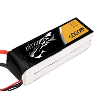 TATTU 6000MAH 35C 14.8 SOFT CASE LIPO (EC5 plug)