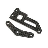 TLR Carbon Brace and Servo Top Plate, 22X-4 - TLR231097