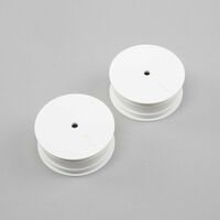 TLR Front Wheel, Stiffezel, 12mm Hex, White, 22 4.0, 2pcs - TLR43017