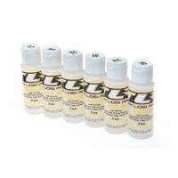 TLR Silicone Shock Oil 2oz 6pk, 17.5, 22.5, 27.5, 32.5, 37.5, 42.5wt - TLR74019