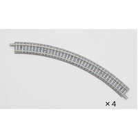 Tomix N Curve PC Track 9-9/16" 243mm Radius, 45° (4)