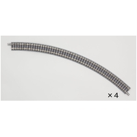 Tomix N Curve Track 13-15/16" 354mm Radius, 45° (4)