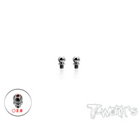 TWORKS 64 Titanium 4.9x10mm  Ball End ( For Xray X4/T4 ) 2pcs. 