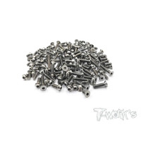 TWORKS 64 Titanium Screw set ( UFO Head ) 188pcs.( For Xray GTX 2022 )