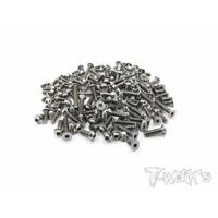 TWORKS 64 Titanium Screw set ( UFO Head )  102pcs.  ( For Xray XB2D 2020 )