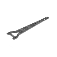 XRAY X4F GRAPHITE UPPER DECK - SPLIT REAR - 2.0MM - XY301076