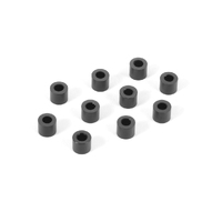 XRAY ALU SHIM 3X6X5.0MM - BLACK (10) - XY303126-K