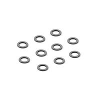 XRAY ALU SHIM 3x5x0.5MM - BLACK (10)